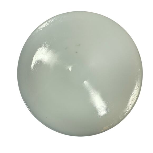 Vintage Indiana Milk Glass Teardrop Compote Pedestal Candy Dish 7.5" - Picture 5 of 6